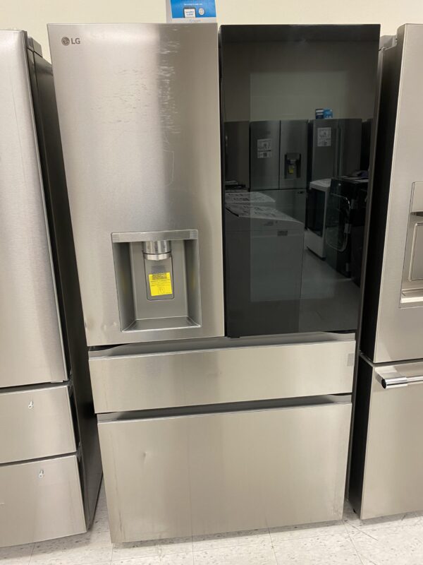 LG 29 cu. ft. SMART MyColor InstaView Standard-Depth MAX 4-Door French Door Refrigerator in Stainless Steel with Craft Ice