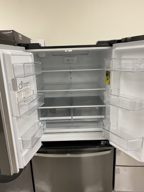LG 28 cu. ft. 3 Door French Door Refrigerator with Ice and Water Dispenser and Craft Ice in Black Stainless Steel