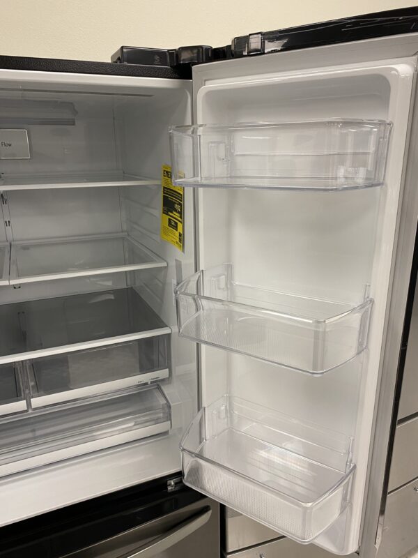 LG 28 cu. ft. 3 Door French Door Refrigerator with Ice and Water Dispenser and Craft Ice in Black Stainless Steel