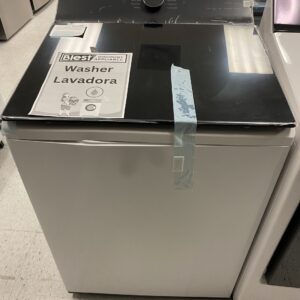 IMG_0940 LG 5.3 cu. ft. SMART Top Load Washer in Alpine White with Agitator, Easy Unload and TurboWash3D Technology