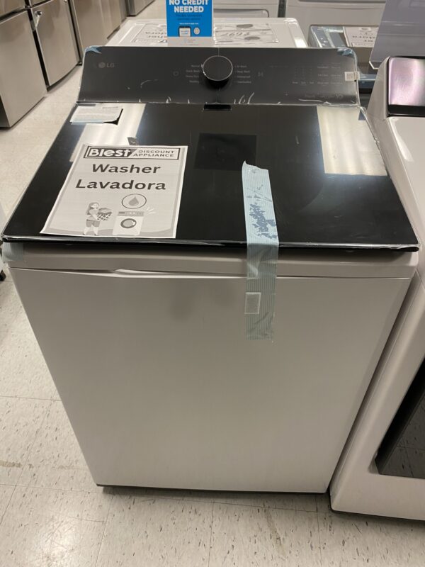 LG 5.3 cu. ft. SMART Top Load Washer in Alpine White with Agitator, Easy Unload and TurboWash3D Technology