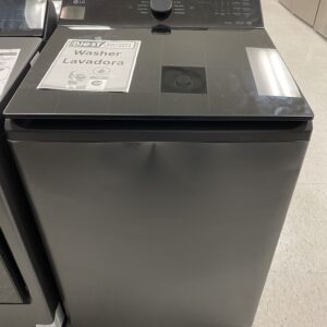 LG 5.5 cu. ft. SMART Top Load Washer in Matte Black with Impeller, Easy Unload and TurboWash3D Technology