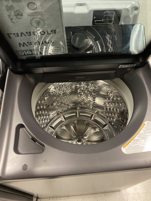 LG 5.5 cu. ft. SMART Top Load Washer in Matte Black with Impeller, Easy Unload and TurboWash3D Technology