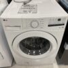 LG 4.5 Cu. Ft. Stackable Front Load Washer in White with Coldwash Technology