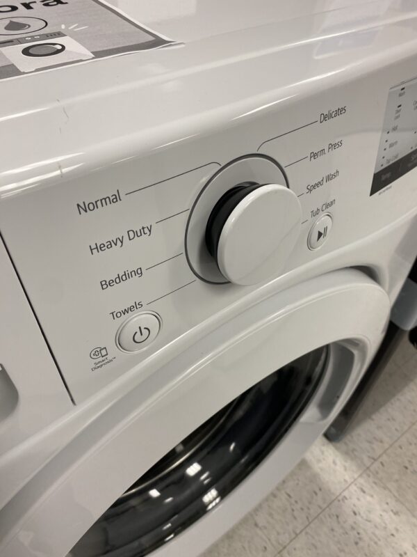 LG 4.5 Cu. Ft. Stackable Front Load Washer in White with Coldwash Technology