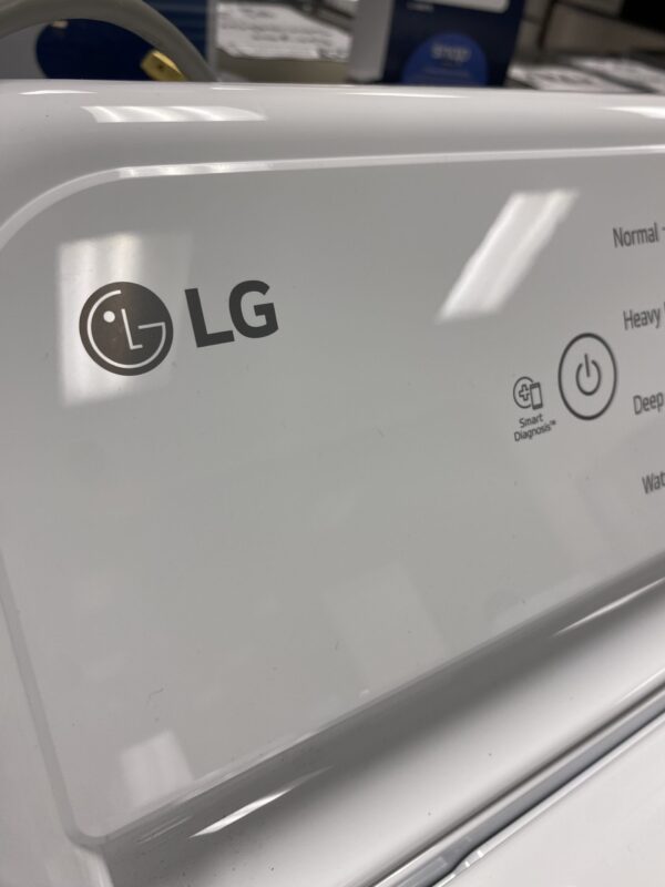 LG 4.5 Cu. Ft. Top Load Washer in White with Impeller, NeveRust Drum and TurboDrum Technology