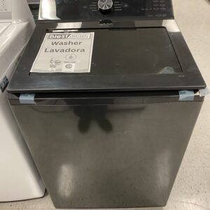 LG 5.0 cu.ft. SMART Top Load Washer in Platinum Black with TurboWash, Easy Unload and AI Sensing