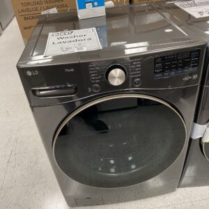 LG 4.5 Cu. Ft. Stackable SMART Front Load Washer in Black Steel with Steam and TurboWash360 Technology (Copy)
