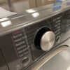 LG 4.5 Cu. Ft. Stackable SMART Front Load Washer in Black Steel with Steam and TurboWash360 Technology