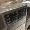 LG 4.5 Cu. Ft. Stackable SMART Front Load Washer in Black Steel with Steam and TurboWash360 Technology