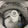 GE 4.5 cu. ft. Top Load Washer in White with Dual Action Agitator and Cold Plus, Sanitize with Oxi