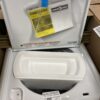 GE 4.3 cu. ft. Top Load Washer in White with Dual Action Agitator and Cold Plus, Sanitize with Oxi