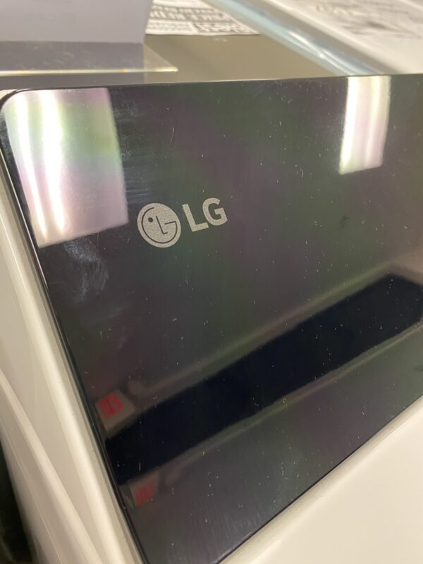 LG 7.3 cu. ft. Vented SMART Electric Dryer in Alpine White with EasyLoad Door and Sensor Dry Technology