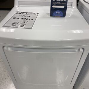 LG 7.3 Cu.Ft. Vented Electric Dryer in White with Sensor Dry Technology