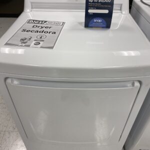 IMG_1053 LG 7.3 Cu.Ft. Vented Electric Dryer in White with Sensor Dry Technology