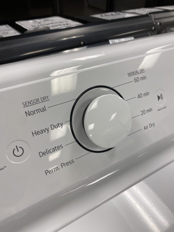 LG 7.3 Cu.Ft. Vented Electric Dryer in White with Sensor Dry Technology