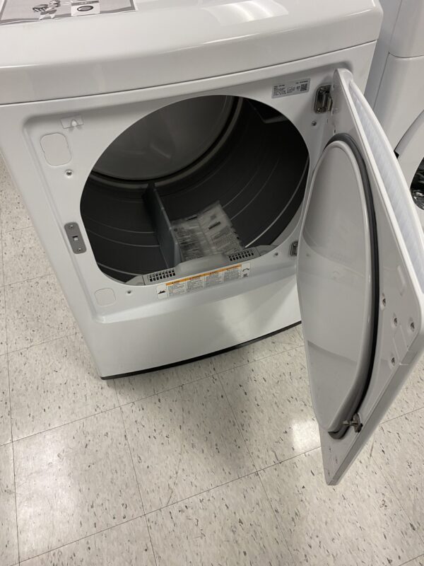 LG 7.3 Cu.Ft. Vented Electric Dryer in White with Sensor Dry Technology