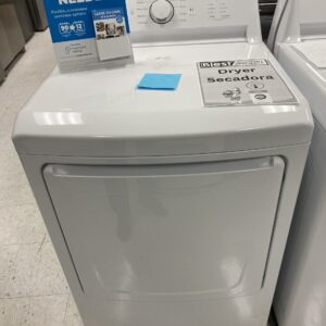 IMG_1069 LG 7.3 Cu.Ft. Vented Electric Dryer in White with Sensor Dry Technology