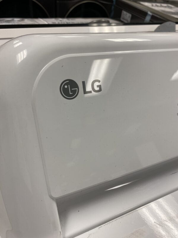 LG 7.3 Cu.Ft. Vented Electric Dryer in White with Sensor Dry Technology