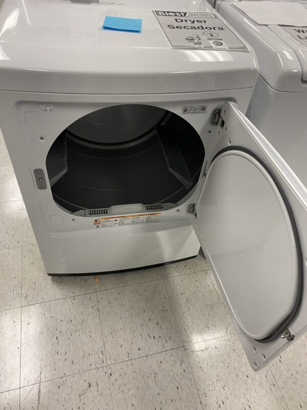 LG 7.3 Cu.Ft. Vented Electric Dryer in White with Sensor Dry Technology