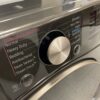 LG 7.4 Cu. Ft. Vented SMART Stackable Electric Dryer in Black Steel with TurboSteam and Sensor Dry Technology