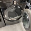 LG 7.4 Cu. Ft. Vented SMART Stackable Electric Dryer in Black Steel with TurboSteam and Sensor Dry Technology