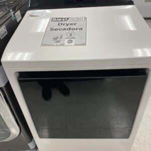 LG 7.3 cu. ft. Vented SMART Electric Dryer in Alpine White with EasyLoad Door and Sensor Dry Technology