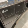LG 7.4 Cu. Ft. Vented SMART Stackable Electric Dryer in Black Steel with TurboSteam and Sensor Dry Technology