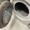 LG 7.4 Cu. Ft. Vented SMART Stackable Gas Dryer in White with TurboSteam and Sensor Dry Technology