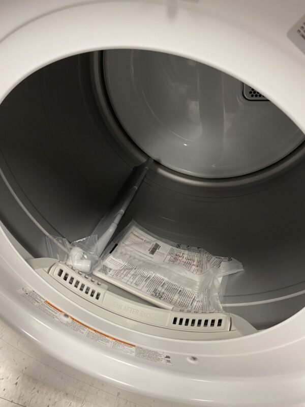 LG 7.4 Cu. Ft. Vented SMART Stackable Gas Dryer in White with TurboSteam and Sensor Dry Technology