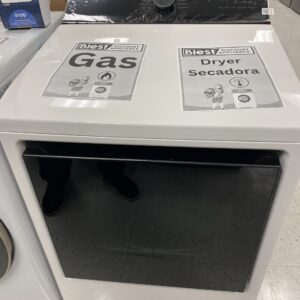 LG 7.3 cu. ft. Vented SMART Gas Dryer in Alpine White with EasyLoad Door and Sensor Dry Technology