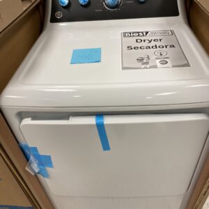 GE 7.2 cu. ft. vented Electric Dryer in White with Auto Dry and Extended Tumble
