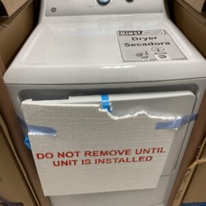 GE 7.2 cu. ft. vented Electric Dryer in White with Auto Dry and 120ft Venting