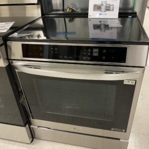 LG 6.3 cu. ft. SMART Induction Slide-In Range in PrintProof Stainless Steel with Convection, EasyClean, and Air Fry Tray