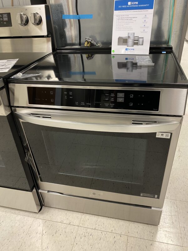 LG 6.3 cu. ft. SMART Induction Slide-In Range in PrintProof Stainless Steel with Convection, EasyClean, and Air Fry Tray