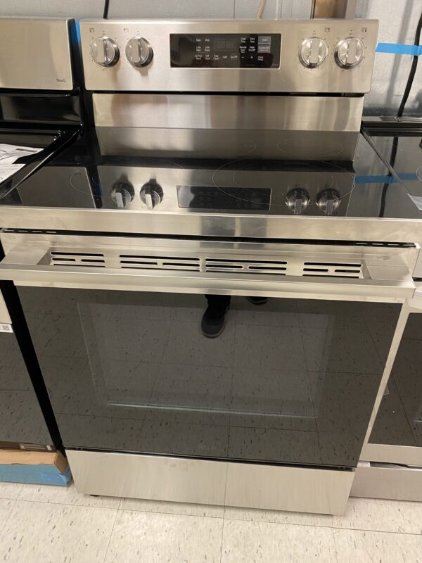 LG 30 in. 6.3 cu. ft. Smart Wi-Fi Enabled Fan Convection Electric Range Oven with AirFry and EasyClean in Stainless Steel