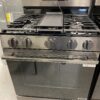 LG 30 in., 6.3 cu. ft. Free-Standing Single Oven Gas Range with 5 Burner ProBake Convection in Black Stainless Steel