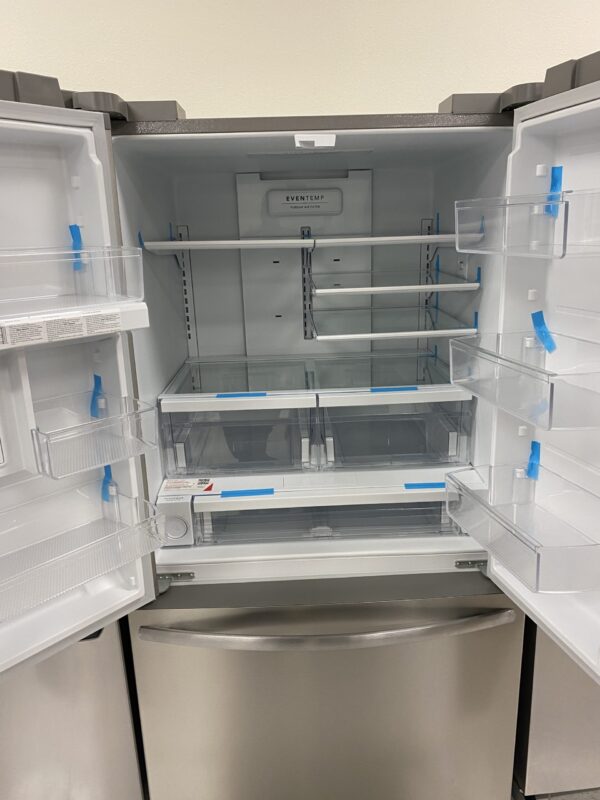 Frigidaire 36 in 29 cu. ft. Standard Depth French Door Refrigerator in Smudge-Proof Stainless Steel with Internal Water Dispenser