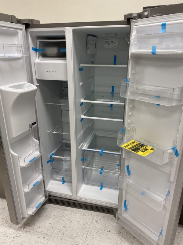 Frigidaire 36 in. 26 cu. ft. Standard Depth Side by Side Refrigerator in Stainless Steel