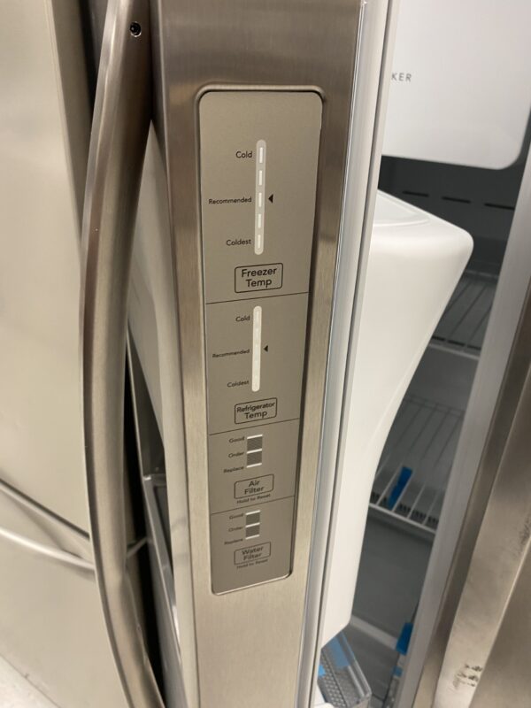 Frigidaire 36 in. 26 cu. ft. Standard Depth Side by Side Refrigerator in Stainless Steel