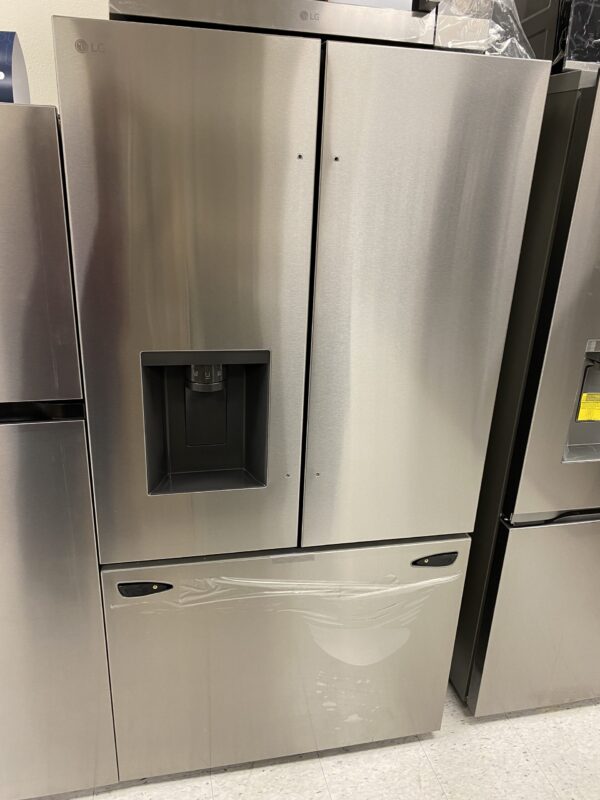 LG 26 cu. ft. Smart Counter-Depth MAX French Door Refrigerator with Dual Ice Makers in PrintProof Stainless Steel