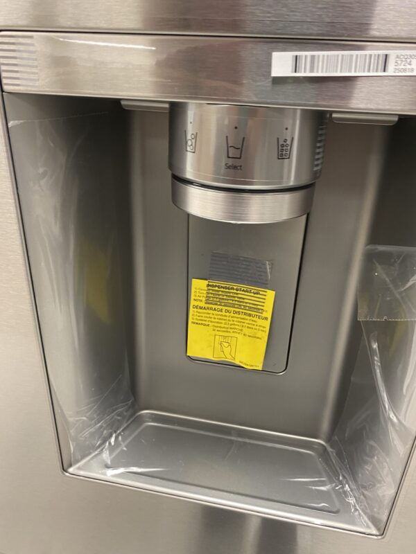 LG 24 cu. ft. Counter Depth MAX Zero Clearance 3-Door French Door Refrigerator with Craft Ice in PrintProof Stainless Steel