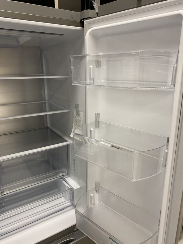 LG 24 cu. ft. Counter Depth MAX Zero Clearance 3-Door French Door Refrigerator with Craft Ice in PrintProof Stainless Steel