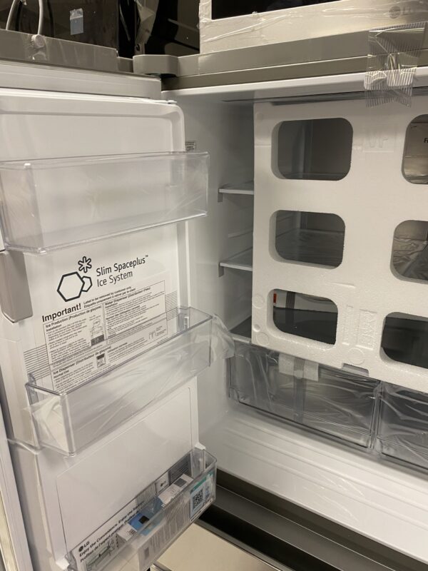 LG 29 cu. ft. SMART Standard Depth MAX French Door Refrigerator with Full Convert Drawer in PrintProof Stainless Steel