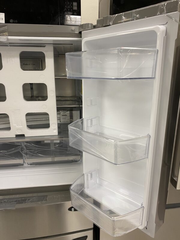 LG 30 cu. ft. 4-Door French Door Refrigerator Full Convert Drawer, Smart Cooling and Craft Ice, Print Proof Stainless Steel