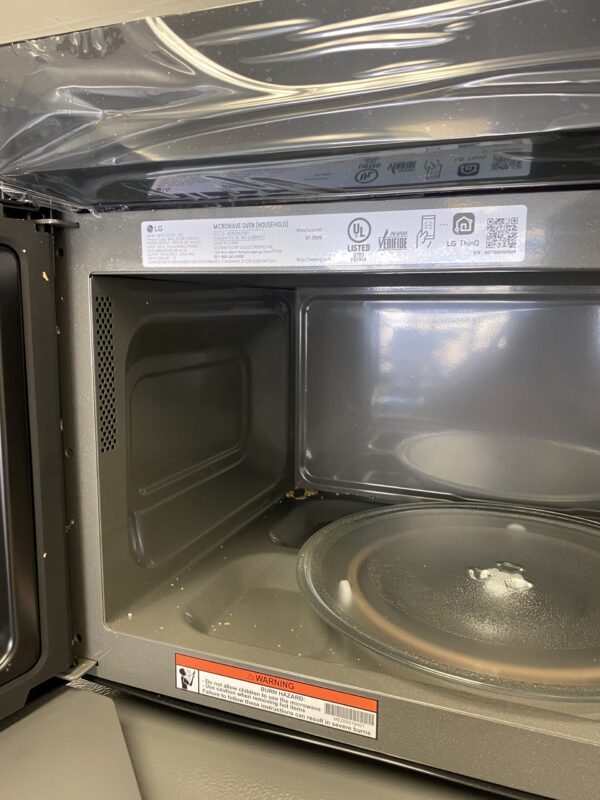 LG Smart 30 in. W 2 cu. ft. Over the Range Microwave with EasyClean 1,050-Watt in PrintProof Stainless Steel