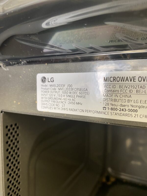 LG Smart 30 in. W 2 cu. ft. Over the Range Microwave with EasyClean 1,050-Watt in PrintProof Stainless Steel