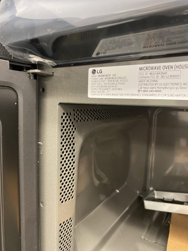 LG 1.8 cu. ft. 30 in. W Smart Over the Range Microwave Oven with EasyClean in PrintProof Stainless Steel 1000-Watt