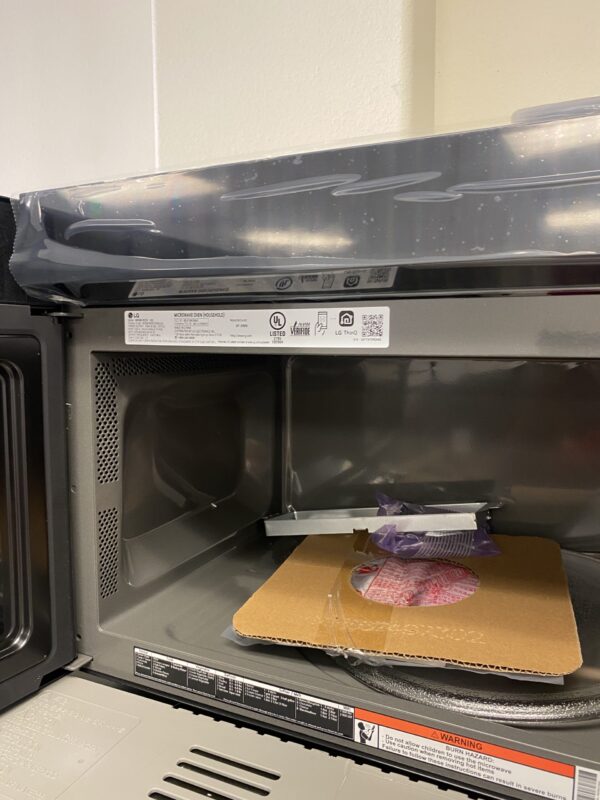 LG 1.8 cu. ft. 30 in. W Smart Over the Range Microwave Oven with EasyClean in PrintProof Stainless Steel 1000-Watt