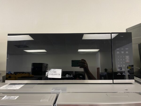LG 1.3 cu. ft. 30 in. W Low Profile Over the Range Microwave Oven with EasyClean in PrintProof Stainless Steel 1000- Watt
